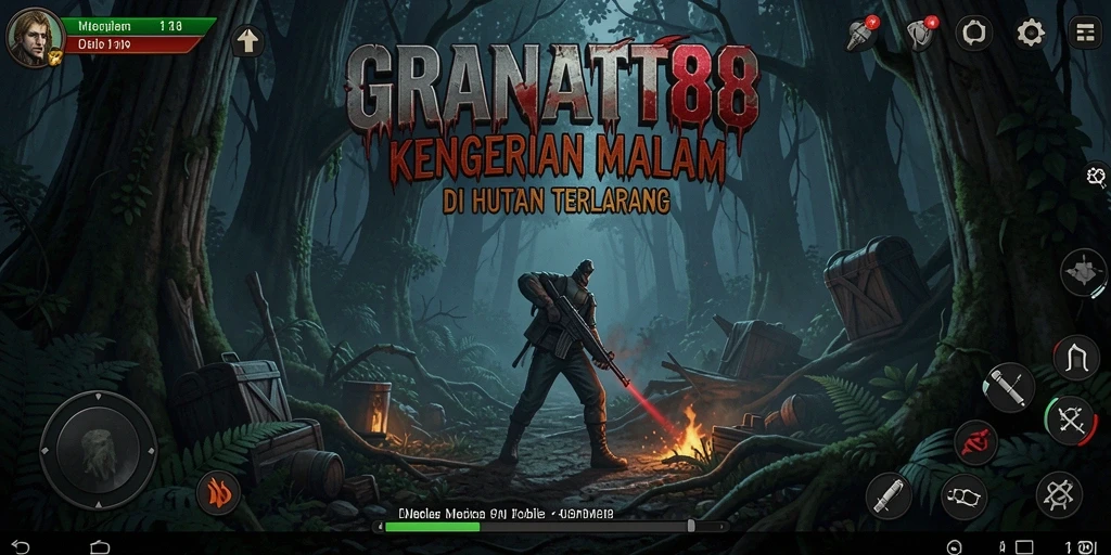 Tangkap momen seram di hutan angker saat mengeksplorasi.