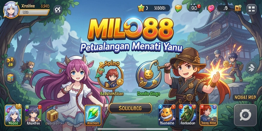 Tampilan gameplay menarik dari MILO88 dengan aksi karakter yang dinamis.