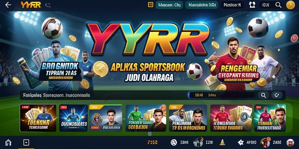 Screenshot YYRR menampilkan gameplay taruhan olahraga yang dinamis.